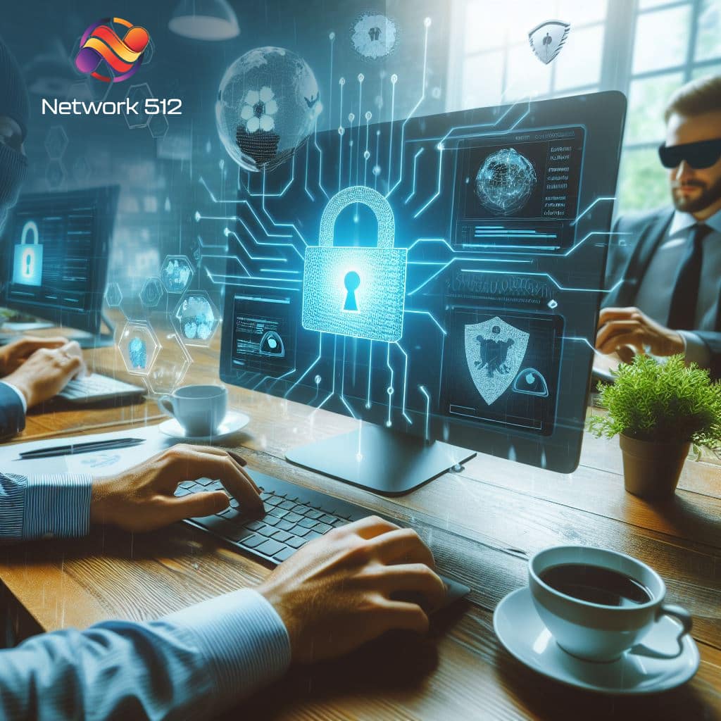 Ransomware Cybercrime Network 512